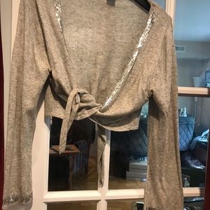 Ninety silk blend top